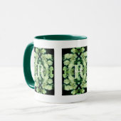 Individuelles Monogramm Ihr Anfangsbuchstabe Name Tasse (Vorderseite Links)