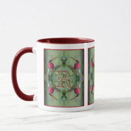 Individuelles Monogramm Ihr Anfangsname Libellenku Tasse