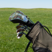 Individuelles Monogramm Ihr Anfangsname Rote Äpfel Golf Headcover (In SItu)
