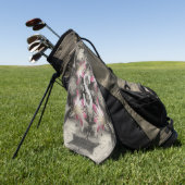 Individuelles Monogramm Ihre Anfangsbuchstabe Name Golfhandtuch (Gras)