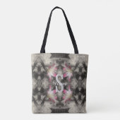 Individuelles Monogramm Ihre Anfangsbuchstabe Name Tasche (Rückseite)