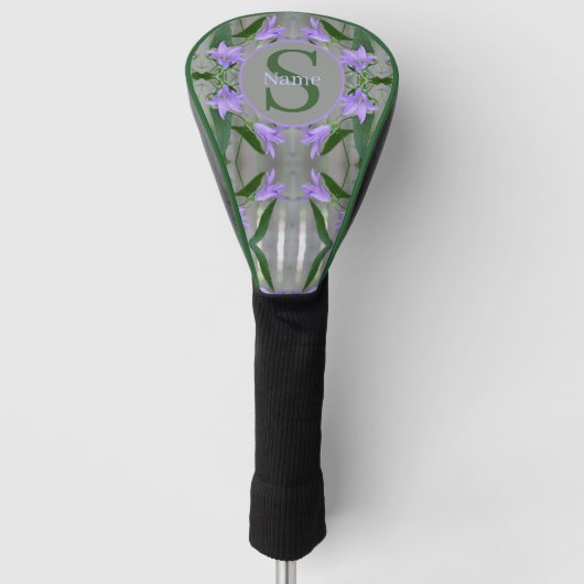 Individuelles Monogramm mit Ihrem Anfangsbuchstabe Golf Headcover (Vorderseite)