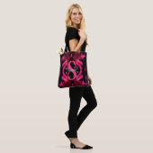 Individuelles Monogramm mit Ihrem Anfangsbuchstabe Tasche (Am Model)
