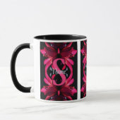 Individuelles Monogramm mit Ihrem Anfangsbuchstabe Tasse (Links)