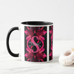 Individuelles Monogramm mit Ihrem Anfangsbuchstabe Tasse