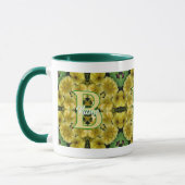 Individuelles Monogramm mit Ihrer Anfangsbuchstabe Tasse (Links)