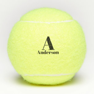 Individuelles Monogramm & Name  Tennisbälle