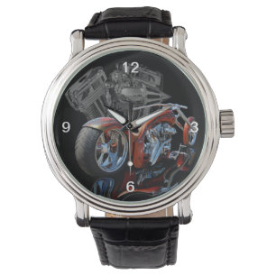 Individuelles Motorrad Armbanduhr