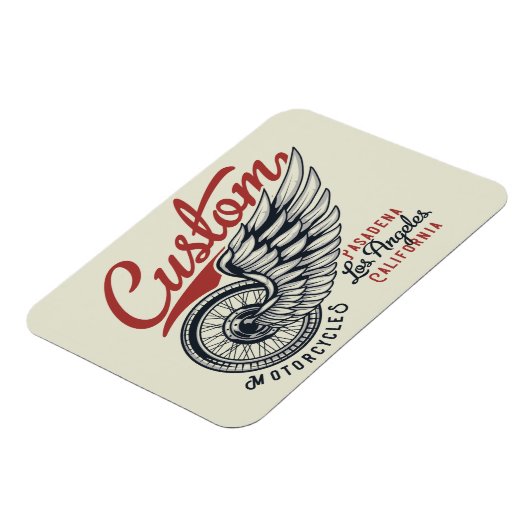 Individuelles Motorrad Magnet (Linke Seite)