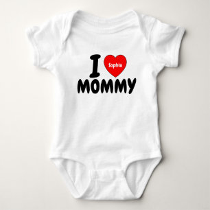Individuelles Neugeborenen-Herzgeschenk für Mütter Baby Strampler