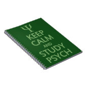 Individuelles Notebook behalt Calm & Study Psych Notizblock (Rechte Seite)