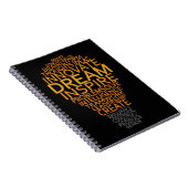 Individuelles Notebook mit Inspirationslampe Notizblock (Rechte Seite)
