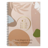 Individuelles Notebook mit LOGO-Mitarbeiter-Gesche Notizblock (Vorderseite)