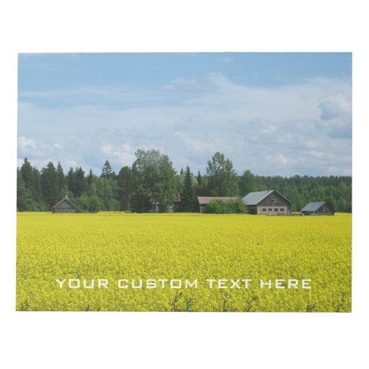 Individuelles Notizblock in Finnland (Vorderseite)
