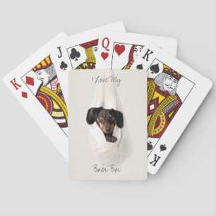 Individuelles Notizbuch für Hund Katze Spielkarten