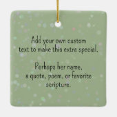 Individuelles Outdoor Adventure Keramikornament (Rückseite)