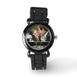 Individuelles personalisiertes Hochzeitsfoto-Anden Armbanduhr
