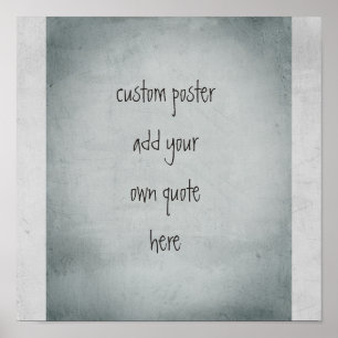 individuelles Poster mit eigenem Angebot