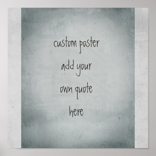 individuelles Poster mit eigenem Angebot (Vorne)