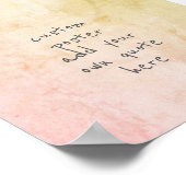 individuelles Poster mit eigenem Angebot (Ecke)