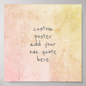 individuelles Poster mit eigenem Angebot (Vorne)