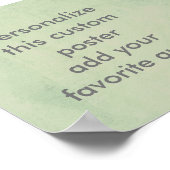 individuelles Poster, um mit Ihrem eigenen Angebot Poster (Ecke)