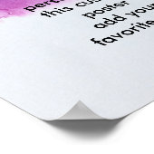 individuelles Poster, um mit Ihrem eigenen Angebot Poster (Ecke)