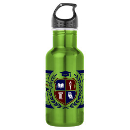 Individuelles Preppy-Ivy-League-Akademie-Wappen-Sc Edelstahlflasche