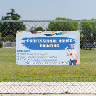 Individuelles professionelles Hausanstrich-Bild &  Banner