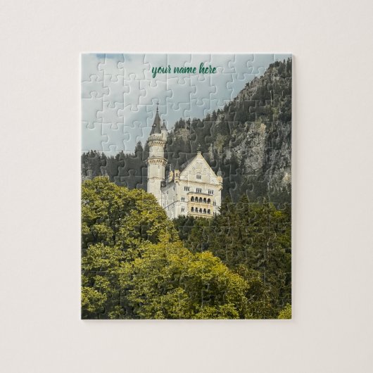 individuelles Puzzle Schloss Neuschwanstein, Deut (Vertikal)