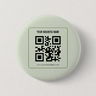 Individuelles QR-Code-Geschäftsname-Vorlage Button
