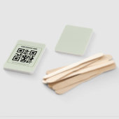 Individuelles QR-Code-Geschäftsname-Vorlage Fächer (Non-assembled)