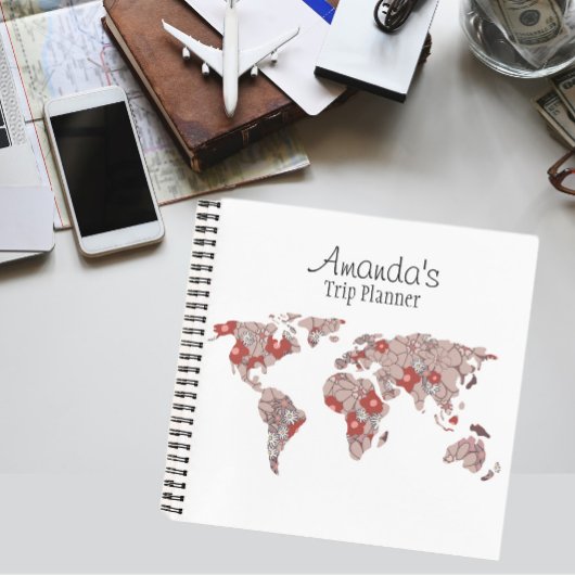 Individuelles Reiseplaner-ReiseNotebook Notizblock