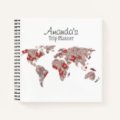 Individuelles Reiseplaner-ReiseNotebook Notizblock (Vorderseite)