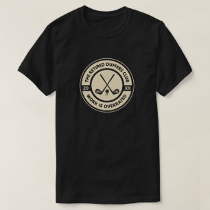 Individuelles Rentengolfschläger-Geschenk für pens T-Shirt