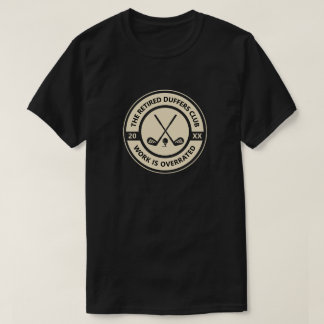 Individuelles Rentengolfschläger-Geschenk für pens T-Shirt