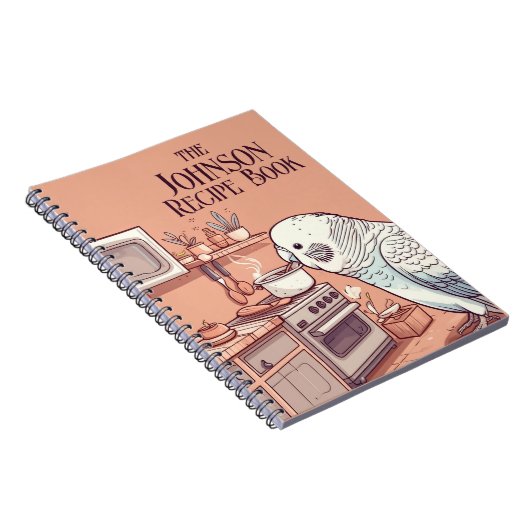 Individuelles Rezept Buch mit Kochbudgie (Rechte Seite)