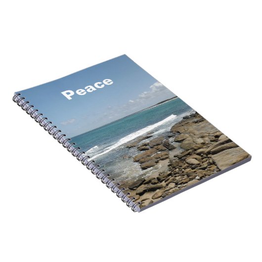 Individuelles Rocky Beach Notebook Notizblock (Rechte Seite)