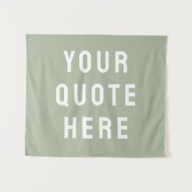 Individuelles Sage-Banner Personalisiertes Zitat a