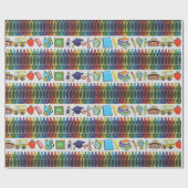 Individuelles Schulthema Geschenkpapier (Flach)