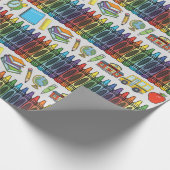 Individuelles Schulthema Geschenkpapier (Ecke)