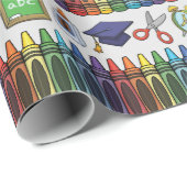 Individuelles Schulthema Geschenkpapier (Rolleneckpunkt)