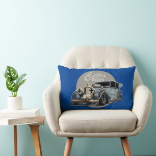 Individuelles Sci-Fi Retro-Rennwagen Lendenkissen
