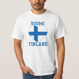Individuelles Shirt SUOMI FINLAND - Stil wählen