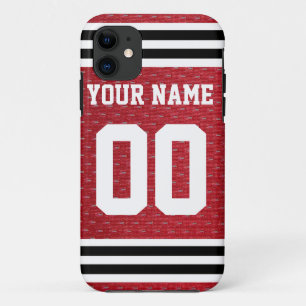 Individuelles Sporthockey Jersey Case-Mate iPhone Hülle