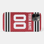 Individuelles Sporthockey Jersey Case-Mate iPhone Hülle (Rückseite (Horizontal))
