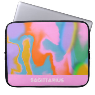 individuelles Sternzeichen modernes bunter Laptop Laptopschutzhülle