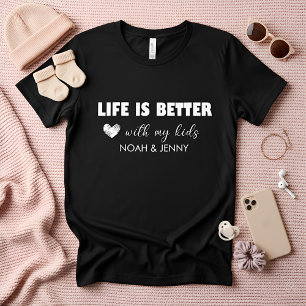 Individuelles T-Shirt 'Das Leben ist besser mit Ki Tri-Blend Shirt