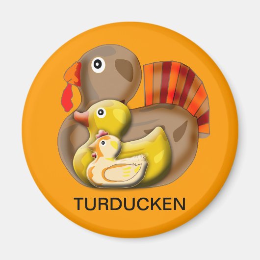 Individuelles Turducken-Design Magnet (Vorne)