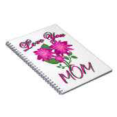 Individuelles und personalisiertes Blumen-Geschenk Notizblock (Rechte Seite)